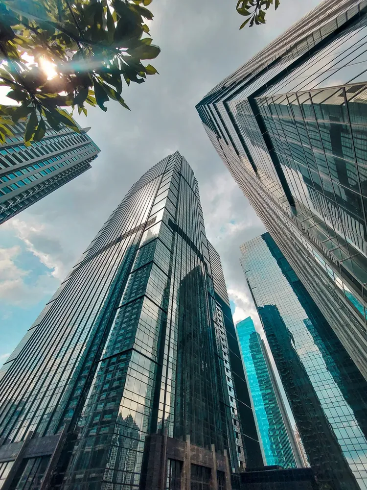 Glass towers in Dubai, home of Solid Link